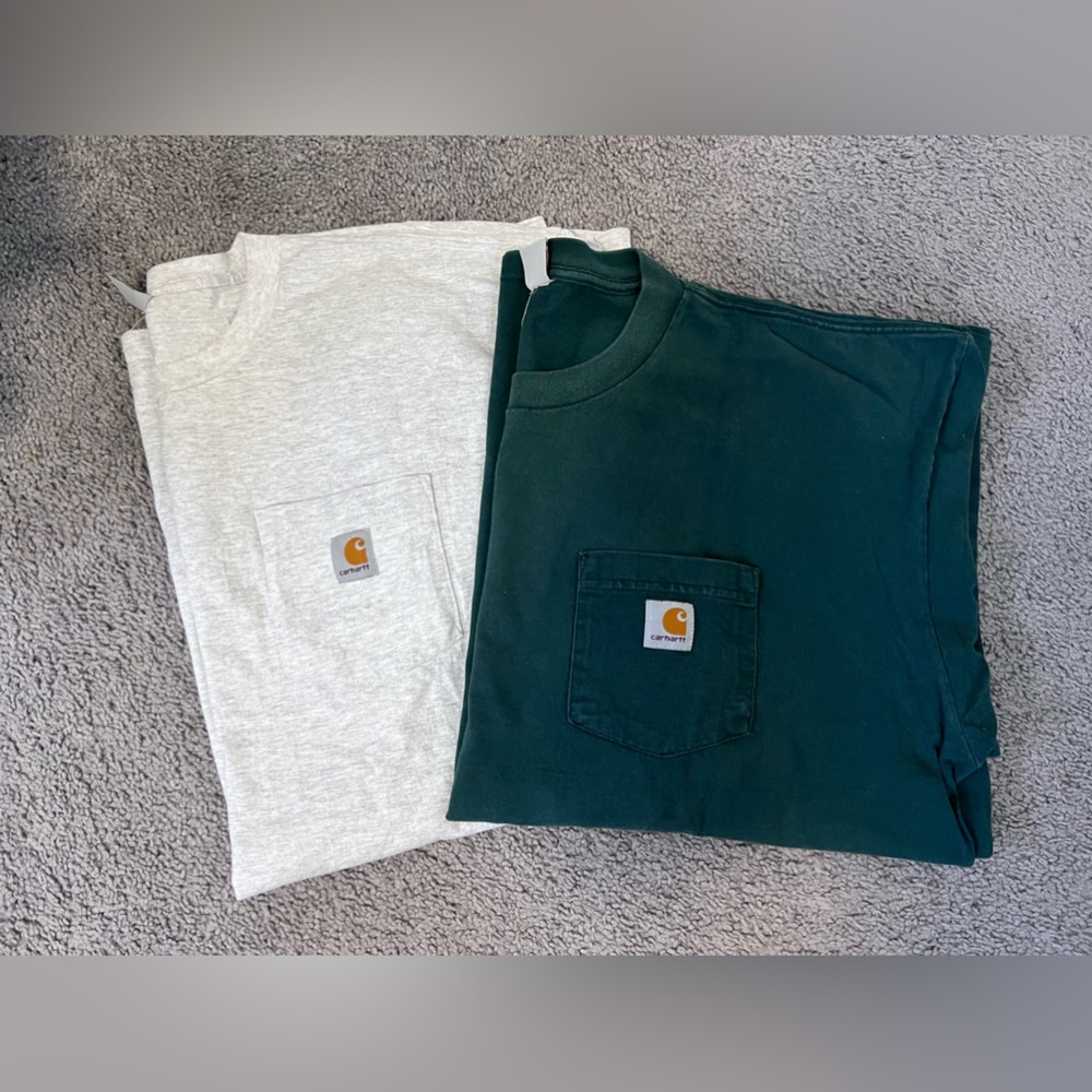 Two XXL Carhartt T-shirts